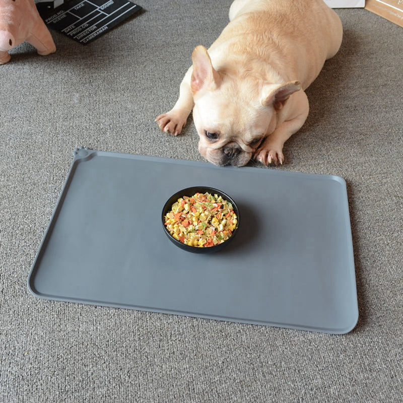 Tapete de Alimentação Pet Impermeável | Cachorro e Gato