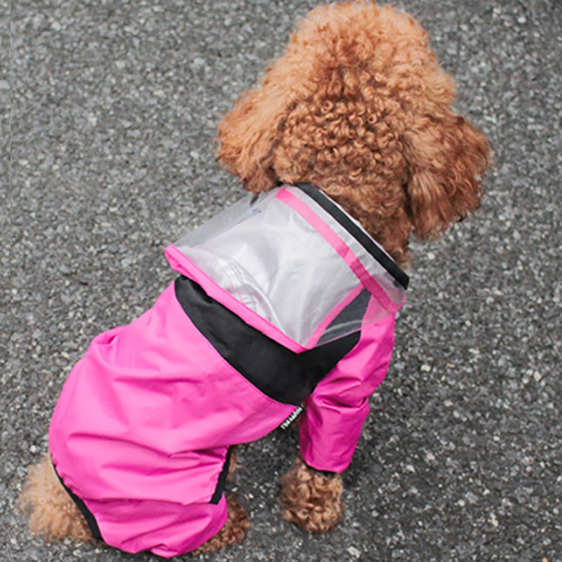 Capa de Chuva Para Cachorro de Pequeno e Médio Porte