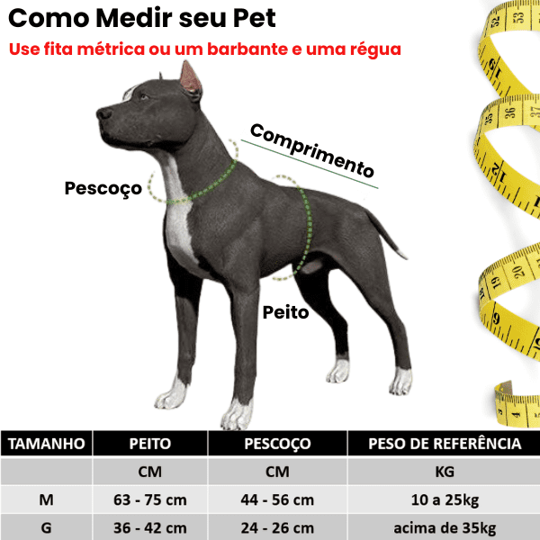 Coleira Peitoral Guia com Amortecedor Para Cachorros Fortes