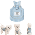 Roupa Jeans Para Cachorro - Puppy Fashion