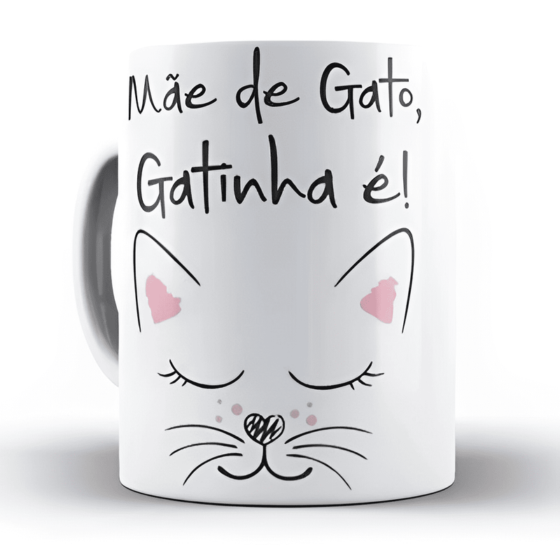 Caneca Personalizada Mãe de Gato Gatinha é