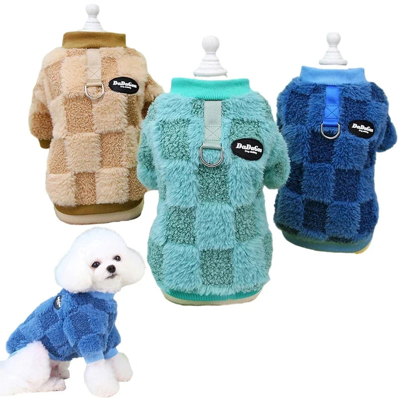 Roupa de Frio Para Cachorro Pequeno - Puppy Chess