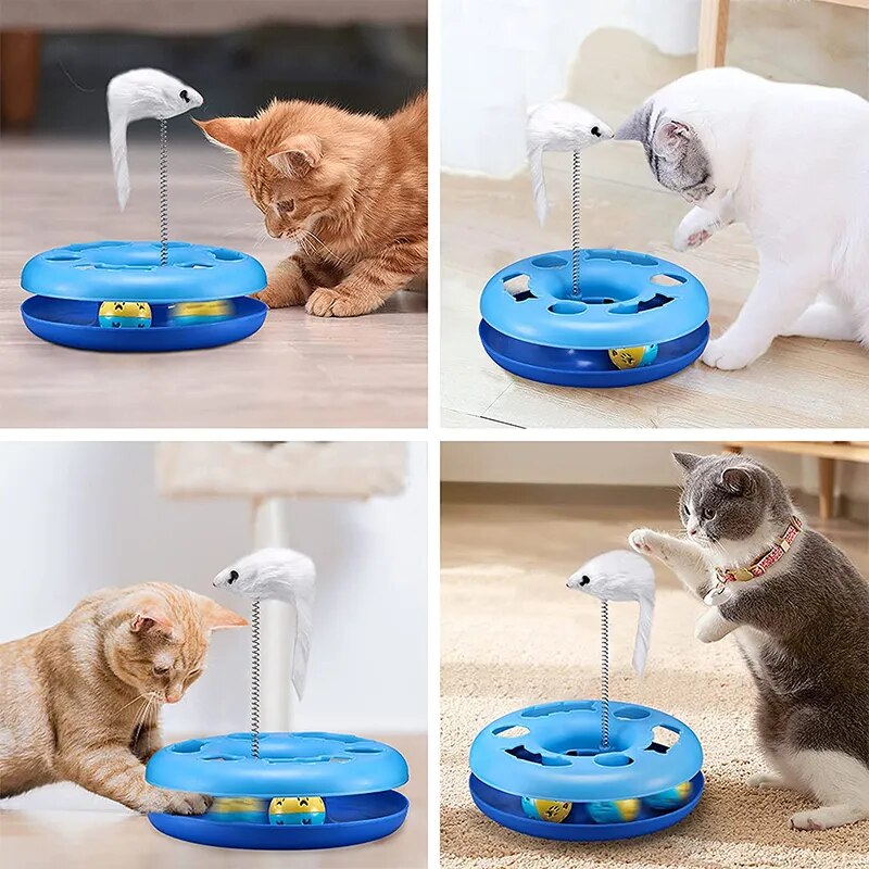 Brinquedo Interativo Para Gatos - Funny Roller