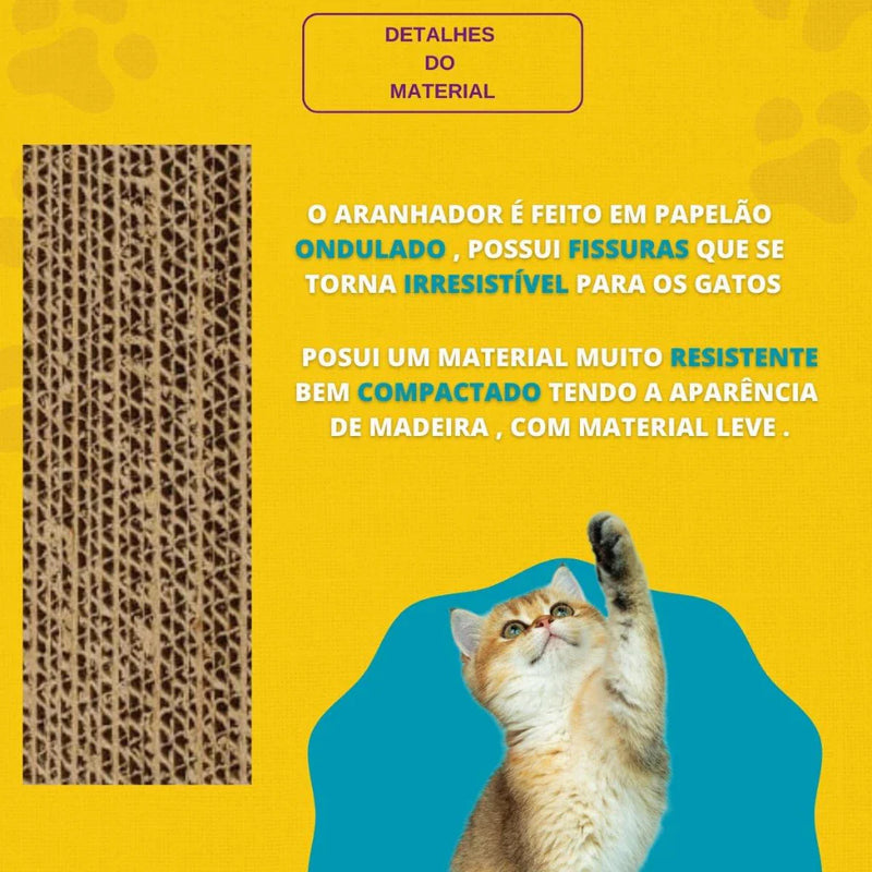 Arranhador Para Gato - Brinquedo Anti Estresse (Compre 1, Leve 2)