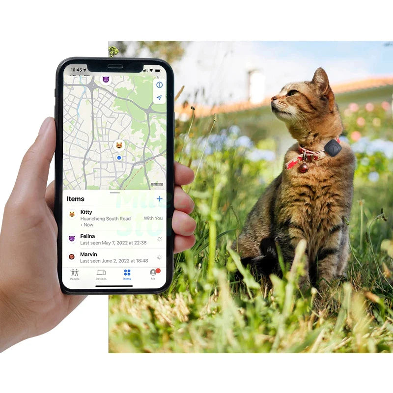 Rastreador PET para iPhone Alcance ilimitado MFI GPS iOS